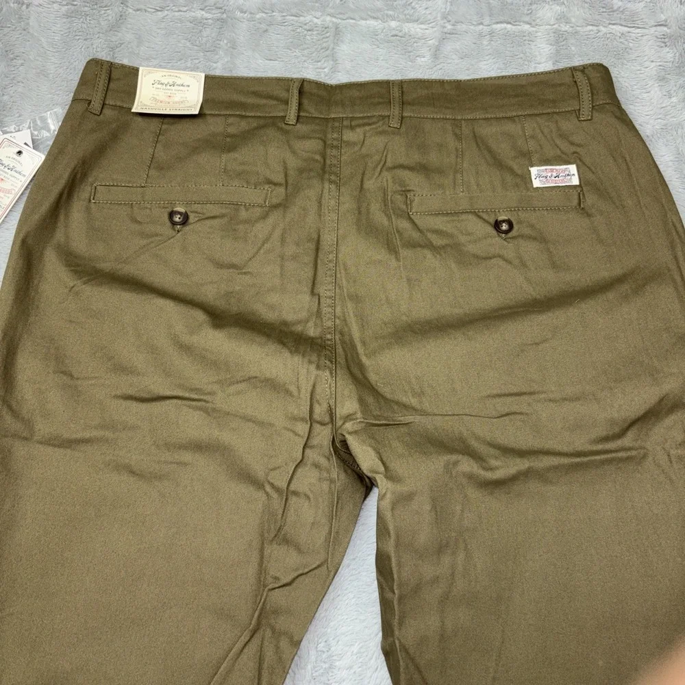 Flag & Anthem 36x30 Men's Pants Nashville Straight Stretch Olive‎ NWT